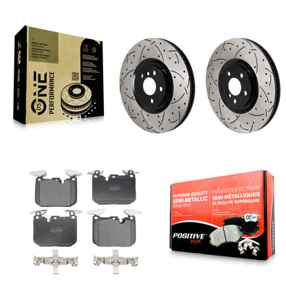 Disc Rotors and Semi-Metallic Brake Pads Kit-KDF-101339