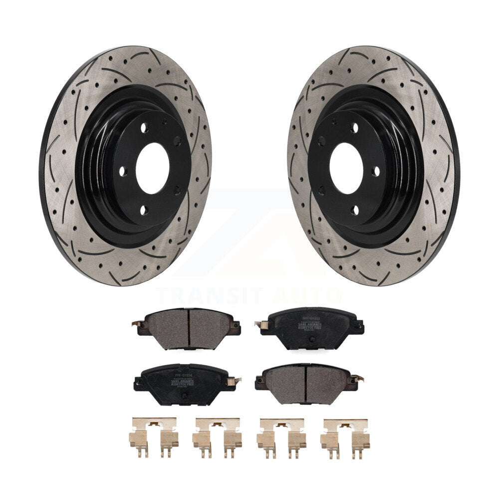 Disc Rotors and Semi-Metallic Brake Pads Kit-KDF-101382 - Kit.bestparts.ca Kit.bestparts.ca
