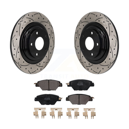 Disc Rotors and Semi-Metallic Brake Pads Kit-KDF-101382 - Kit.bestparts.ca