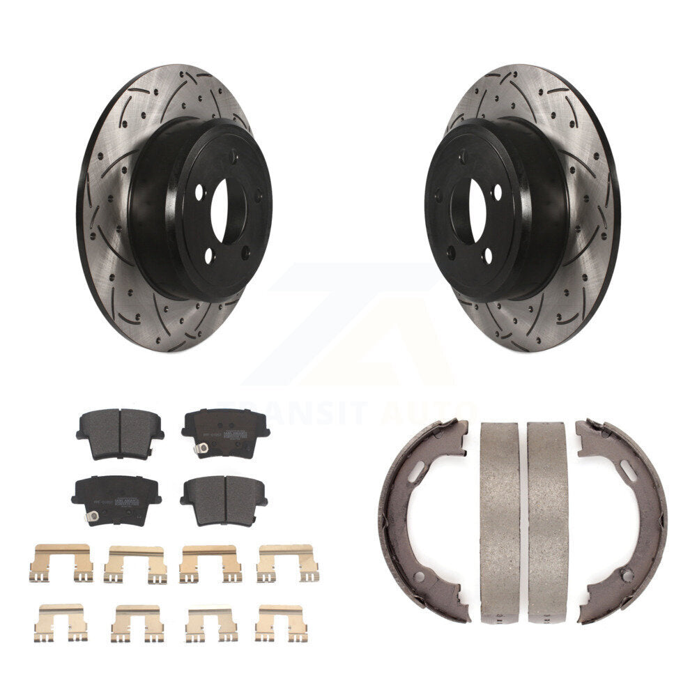 Coated Disc Rotors and Semi-Metallic Brake Pads Kit-KDF-101429 - Kit.bestparts.ca