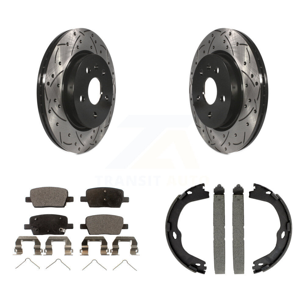 Coated Disc Rotors and Semi-Metallic Brake Pads Kit-KDF-101436 - Kit.bestparts.ca Kit.bestparts.ca