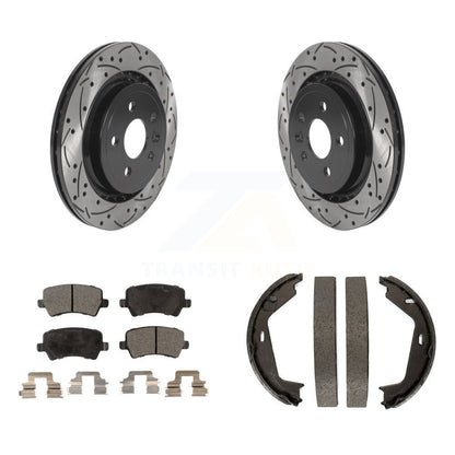 Coated Disc Rotors and Semi-Metallic Brake Pads Kit-KDF-101507 - Kit.bestparts.ca