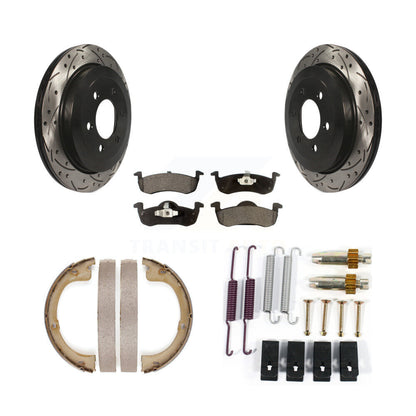 Coated Disc Rotors and Semi-Metallic Brake Pads Kit-KDF-101601 - Kit.bestparts.ca