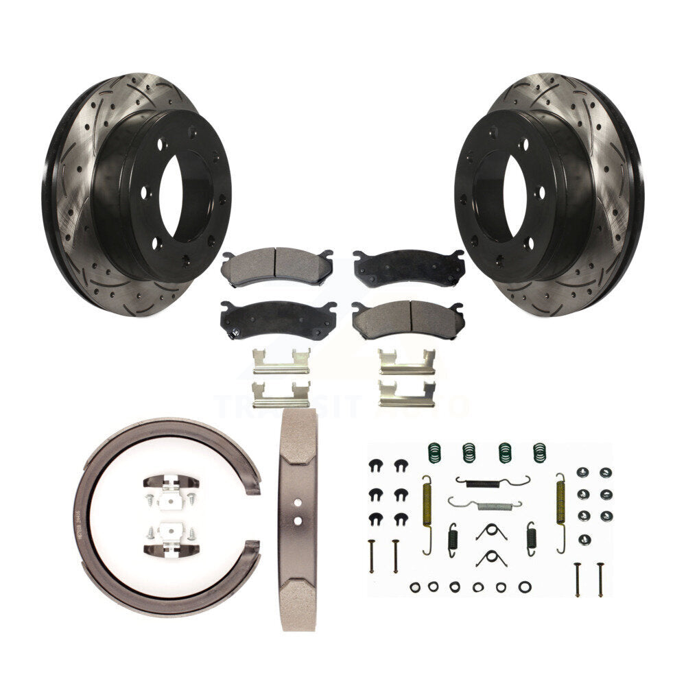 Coated Disc Rotors and Semi-Metallic Brake Pads Kit-KDF-101653 - Kit.bestparts.ca Kit.bestparts.ca