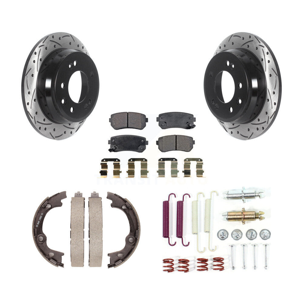 Coated Disc Rotors and Semi-Metallic Brake Pads Kit-KDF-101658 - Kit.bestparts.ca Kit.bestparts.ca