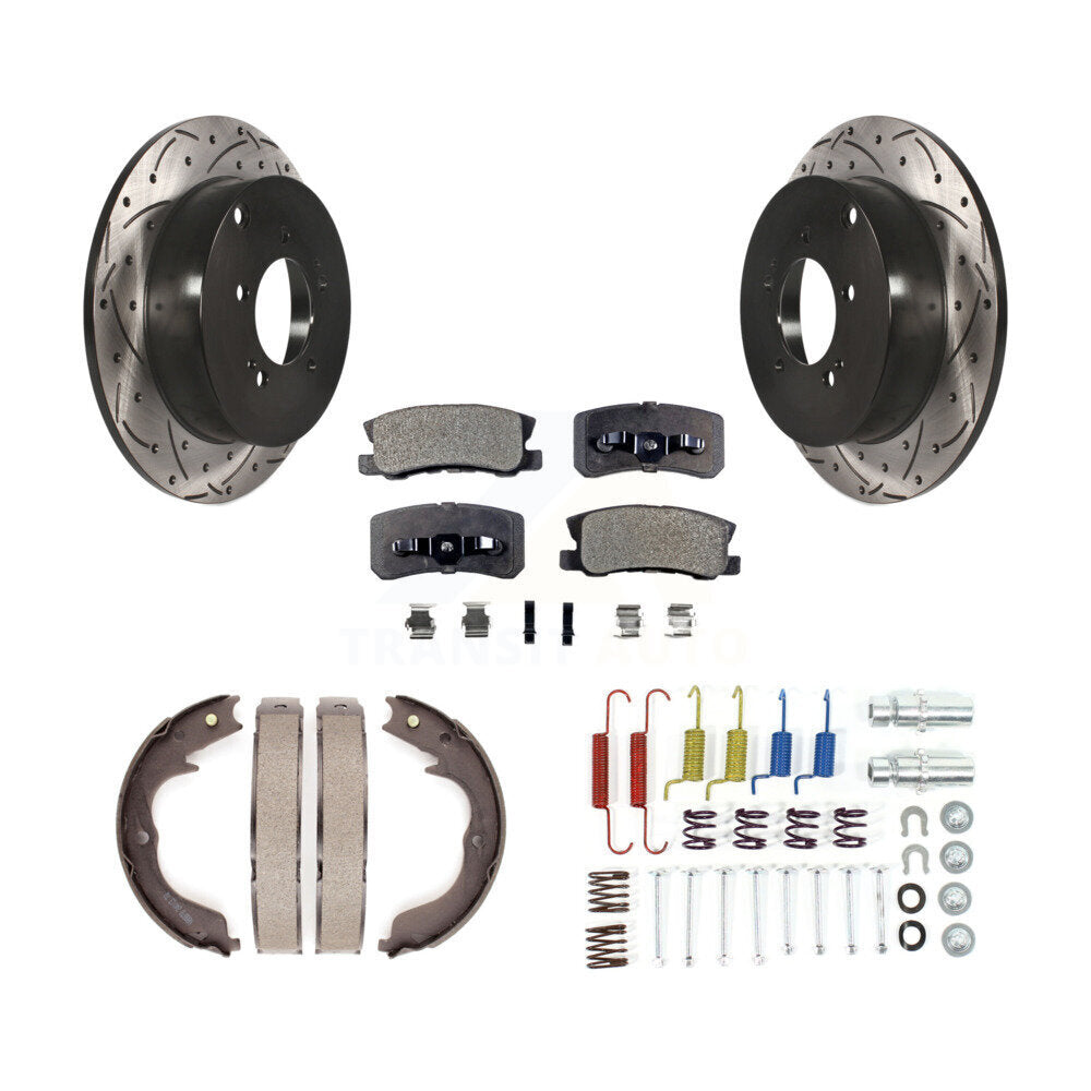 Coated Disc Rotors and Semi-Metallic Brake Pads Kit-KDF-101671 - Kit.bestparts.ca Kit.bestparts.ca