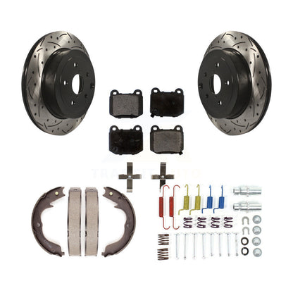 Coated Disc Rotors and Semi-Metallic Brake Pads Kit-KDF-101686 - Kit.bestparts.ca