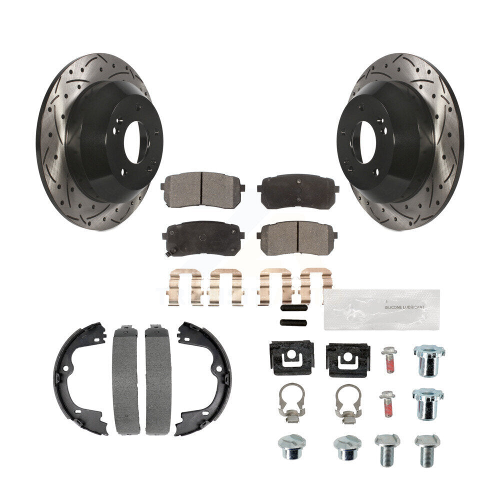 Coated Disc Rotors and Semi-Metallic Brake Pads Kit-KDF-101688 - Kit.bestparts.ca Kit.bestparts.ca