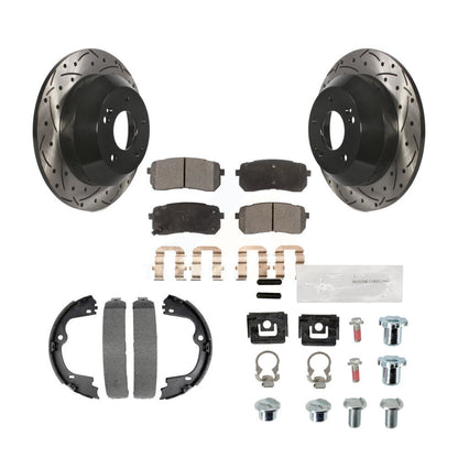 Coated Disc Rotors and Semi-Metallic Brake Pads Kit-KDF-101688 - Kit.bestparts.ca