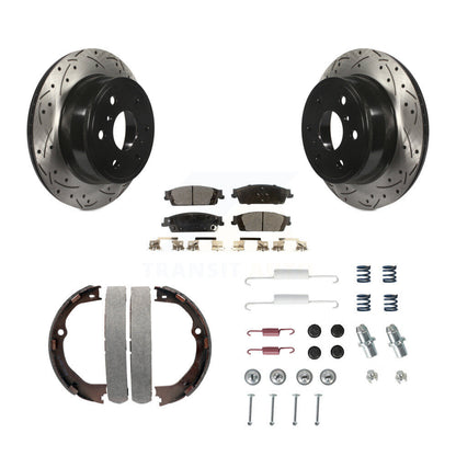 Coated Disc Rotors and Semi-Metallic Brake Pads Kit-KDF-101698 - Kit.bestparts.ca