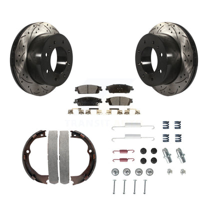 Coated Disc Rotors and Semi-Metallic Brake Pads Kit-KDF-101699 - Kit.bestparts.ca