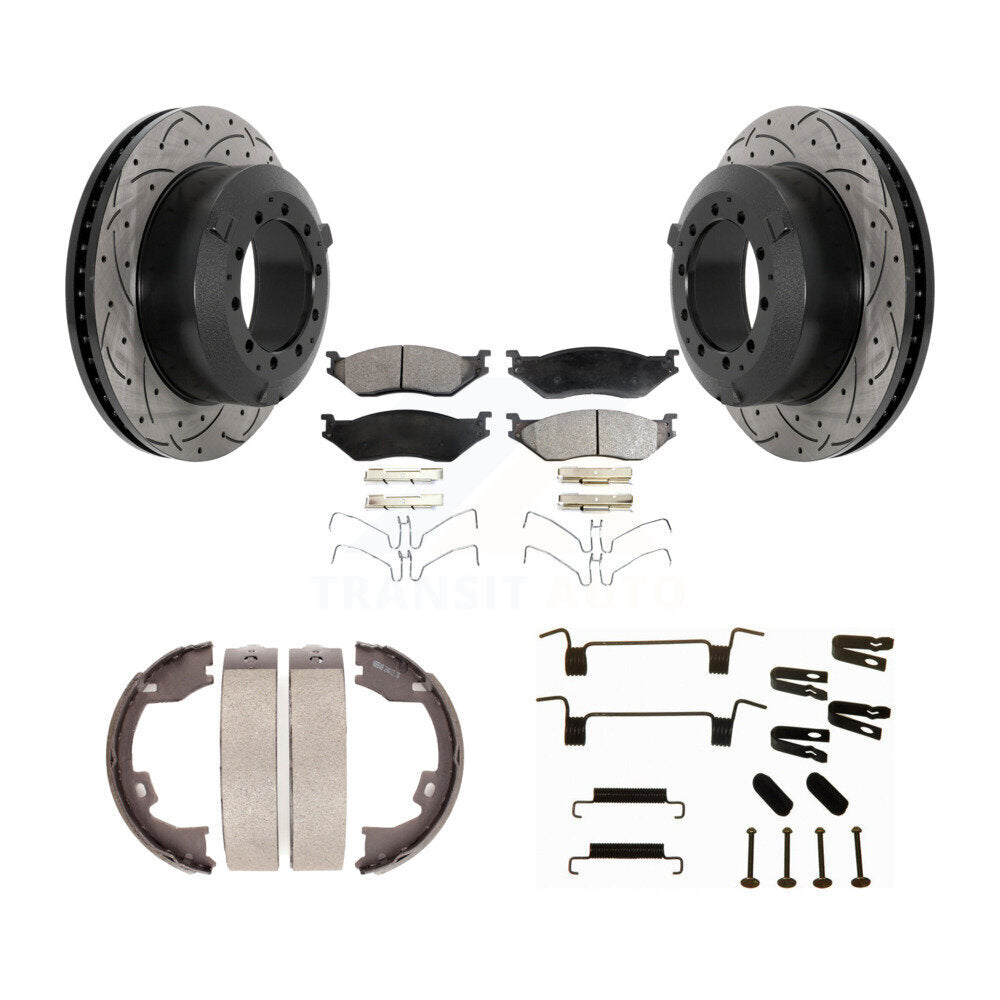 coated disc rotors and semi metallic brake pads-kdf-101722 - Kit.bestparts.ca Kit.bestparts.ca