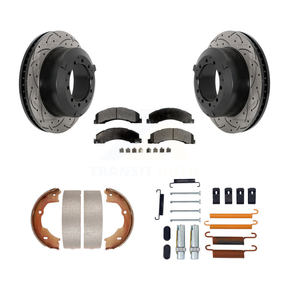 Coated Disc Rotors and Semi-Metallic Brake Pads Kit-KDF-101726 - Kit.bestparts.ca Kit.bestparts.ca