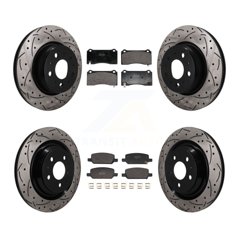 Disc Rotors and Semi-Metallic Brake Pads Kit-KDF-101760 Kit.bestparts.ca