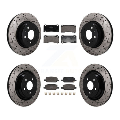 Disc Rotors and Semi-Metallic Brake Pads Kit-KDF-101760