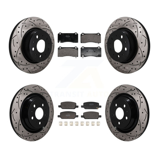 Disc Rotors and Semi-Metallic Brake Pads Kit-KDF-101760