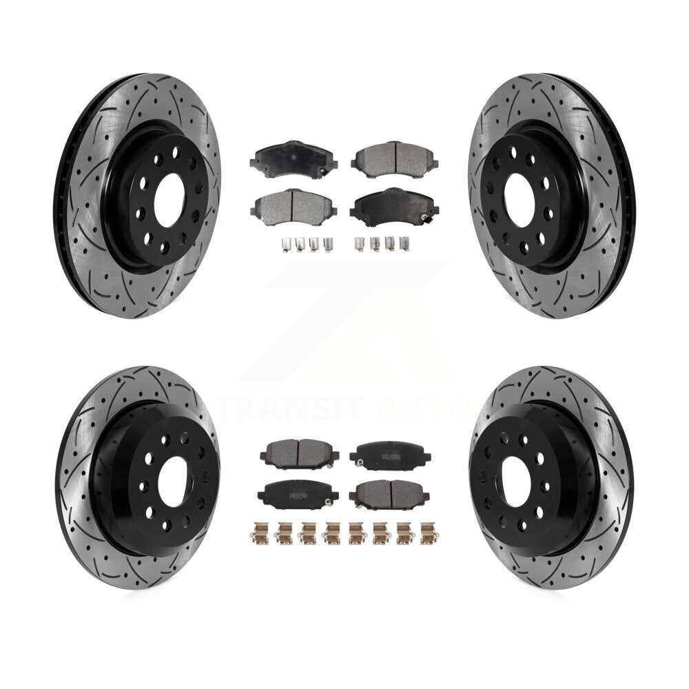 Disc Rotors and Semi-Metallic Brake Pads Kit-KDF-101763 Kit.bestparts.ca