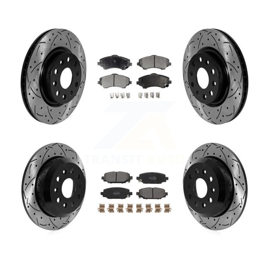 Disc Rotors and Semi-Metallic Brake Pads Kit-KDF-101763