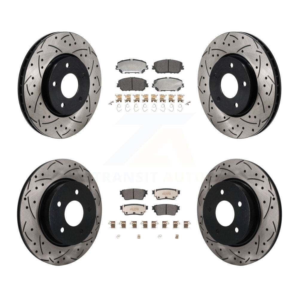 Disc Rotors and Semi-Metallic Brake Pads Kit-KDF-101766 Kit.bestparts.ca