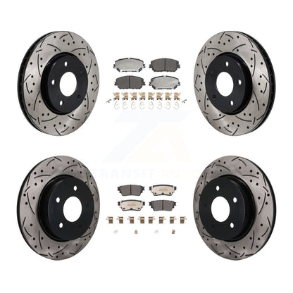 Disc Rotors and Semi-Metallic Brake Pads Kit-KDF-101766