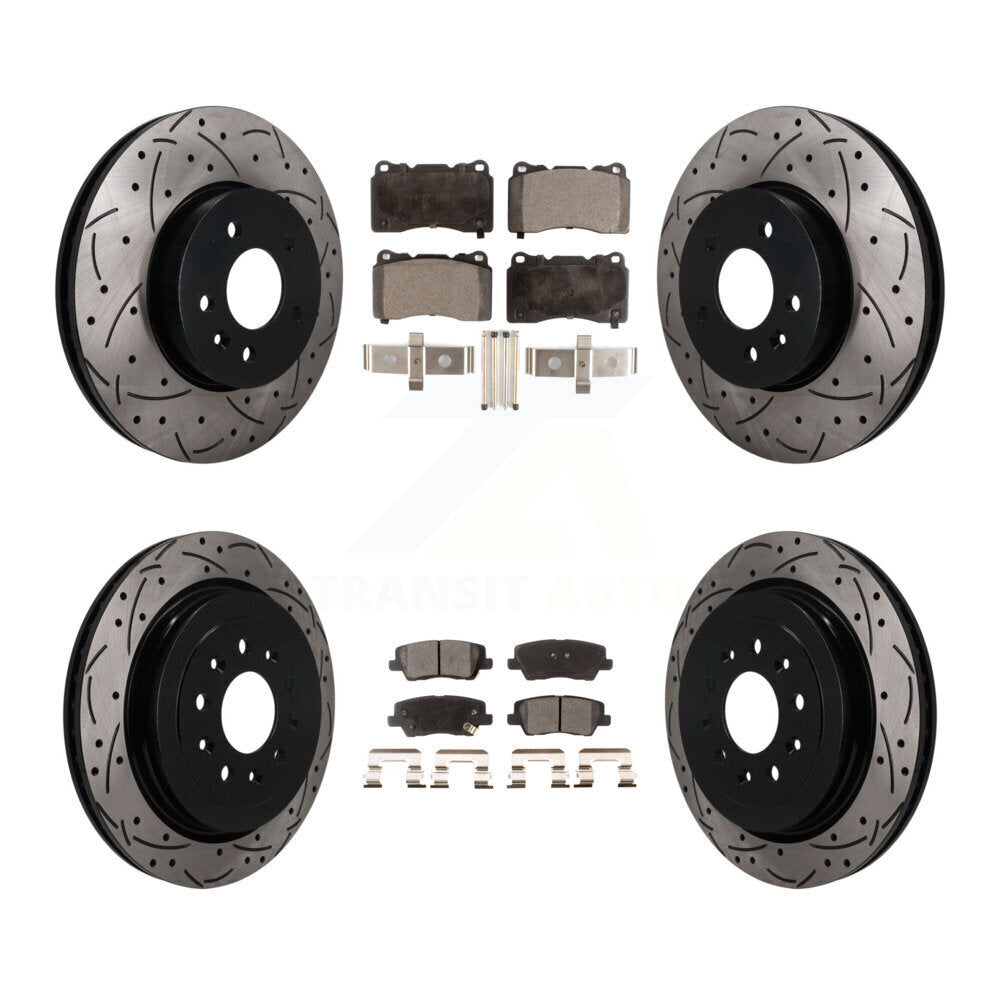Disc Rotors and Semi-Metallic Brake Pads Kit-KDF-101767
