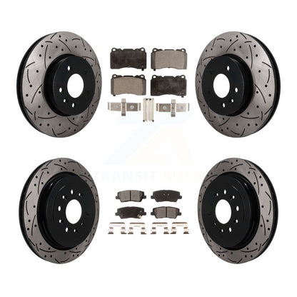 Disc Rotors and Semi-Metallic Brake Pads Kit-KDF-101767