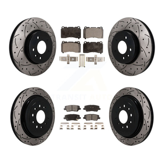 Disc Rotors and Semi-Metallic Brake Pads Kit-KDF-101767