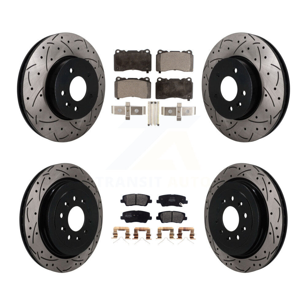 Disc Rotors and Semi-Metallic Brake Pads Kit-KDF-101768 Kit.bestparts.ca