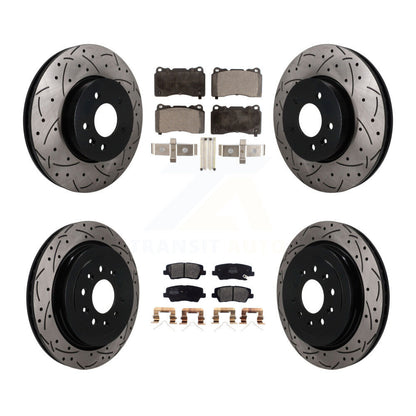 Disc Rotors and Semi-Metallic Brake Pads Kit-KDF-101768