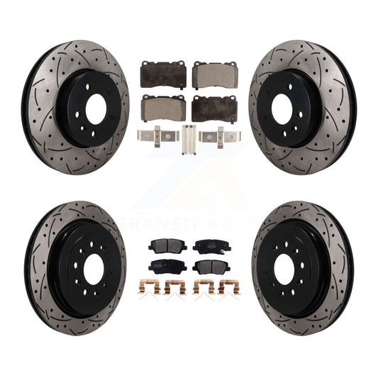 Disc Rotors and Semi-Metallic Brake Pads Kit-KDF-101768