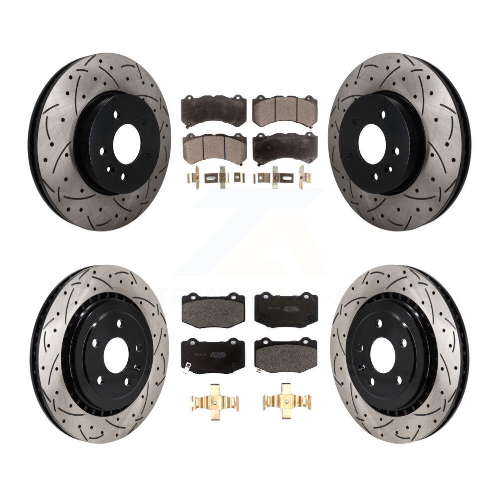 Disc Rotors and Semi-Metallic Brake Pads Kit-KDF-101769
