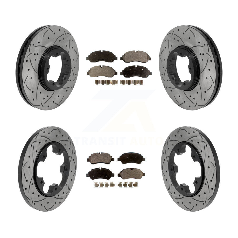 Disc Rotors and Semi-Metallic Brake Pads Kit-KDF-101770 Kit.bestparts.ca