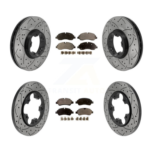 Disc Rotors and Semi-Metallic Brake Pads Kit-KDF-101770