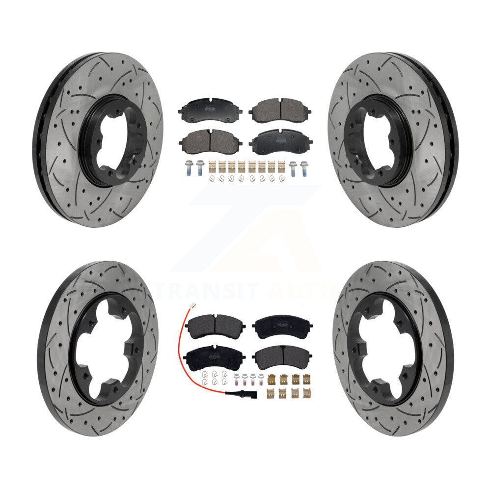 Disc Rotors and Semi-Metallic Brake Pads Kit-KDF-101771