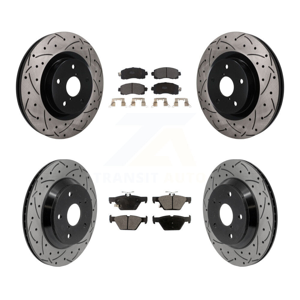 Disc Rotors and Semi-Metallic Brake Pads Kit-KDF-101772 Kit.bestparts.ca