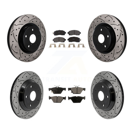Disc Rotors and Semi-Metallic Brake Pads Kit-KDF-101772