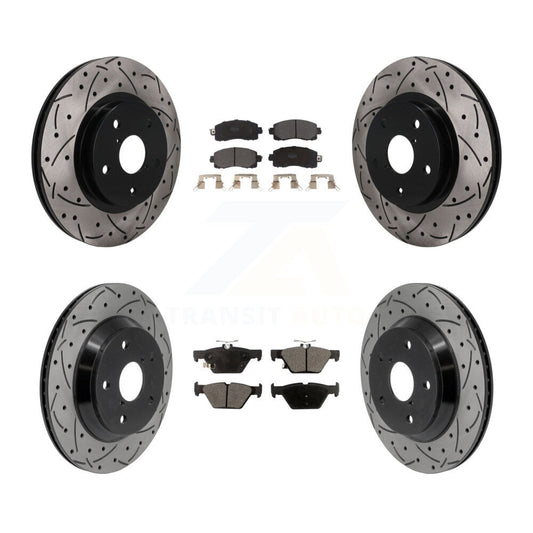 Disc Rotors and Semi-Metallic Brake Pads Kit-KDF-101773