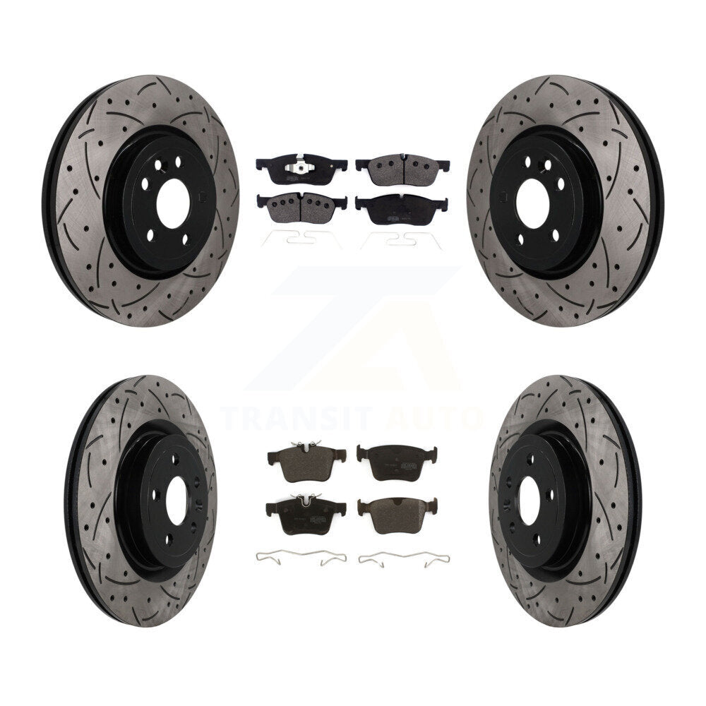 Disc Rotors and Semi-Metallic Brake Pads Kit-KDF-101777