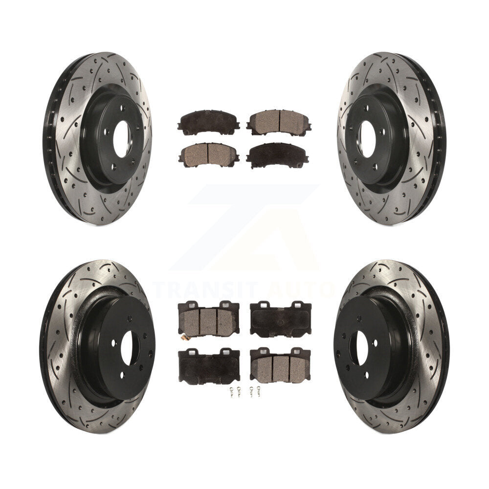 Disc Rotors and Semi-Metallic Brake Pads Kit-KDF-101778 Kit.bestparts.ca