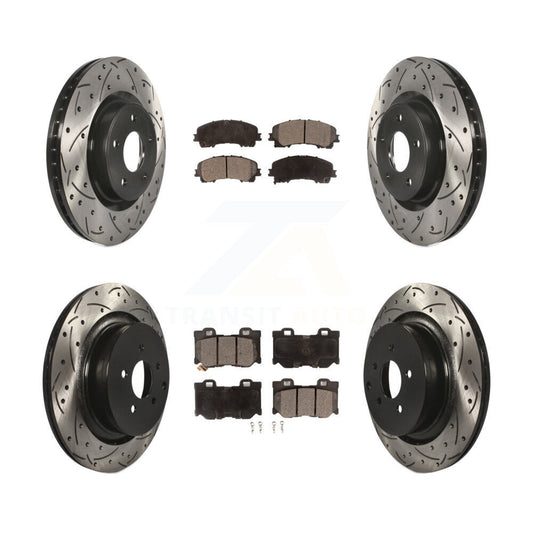 Disc Rotors and Semi-Metallic Brake Pads Kit-KDF-101778
