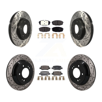Coated Disc Rotors and Semi-Metallic Brake Pads Kit-KDF-101792