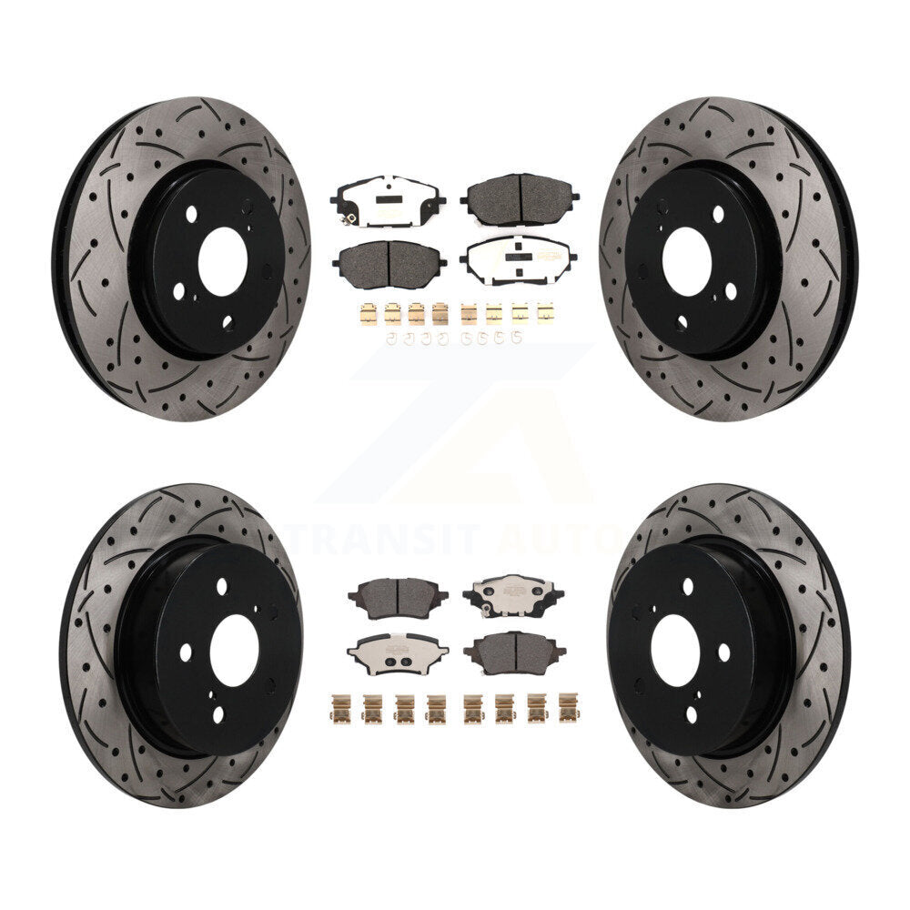 Disc Rotors and Semi-Metallic Brake Pads Kit-KDF-101798