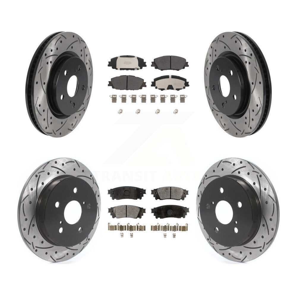 Disc Rotors and Semi-Metallic Brake Pads Kit-KDF-101799 Kit.bestparts.ca