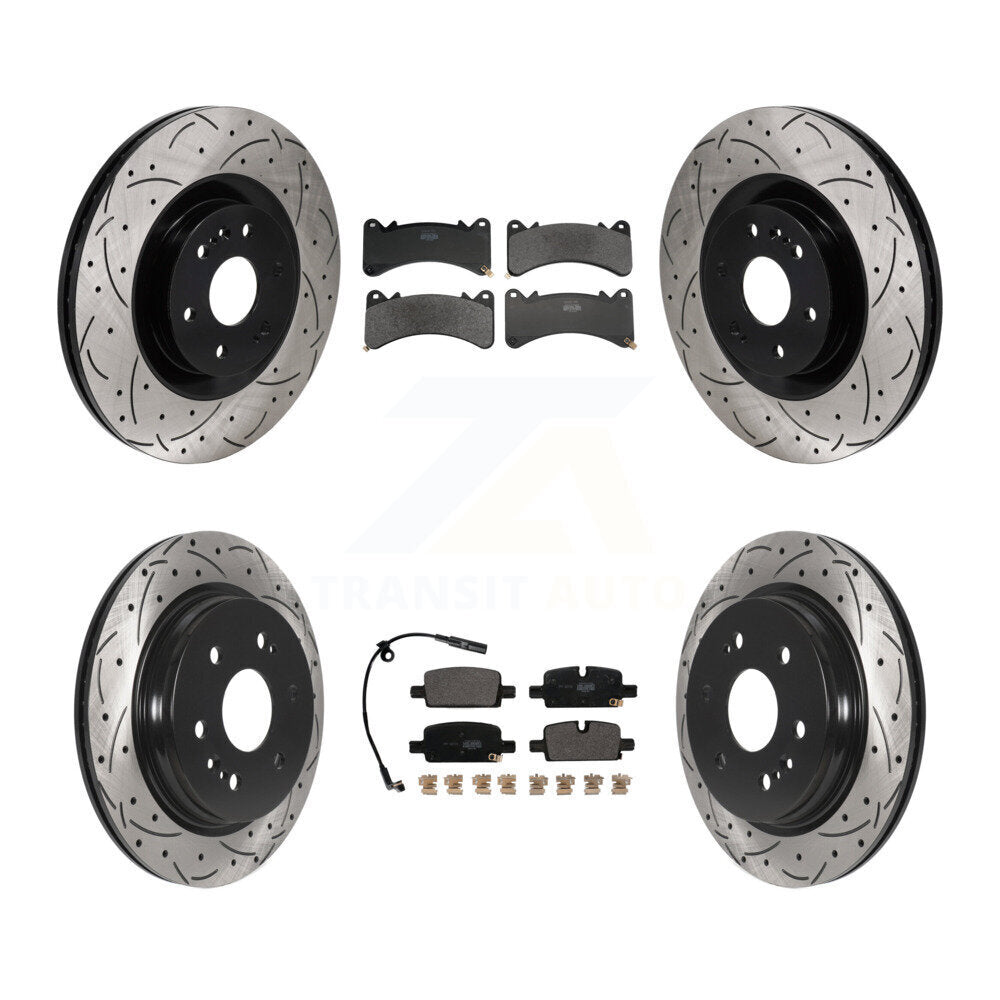 Disc Rotors and Semi-Metallic Brake Pads Kit-KDF-101801