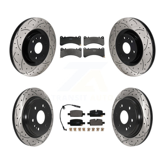 Disc Rotors and Semi-Metallic Brake Pads Kit-KDF-101801