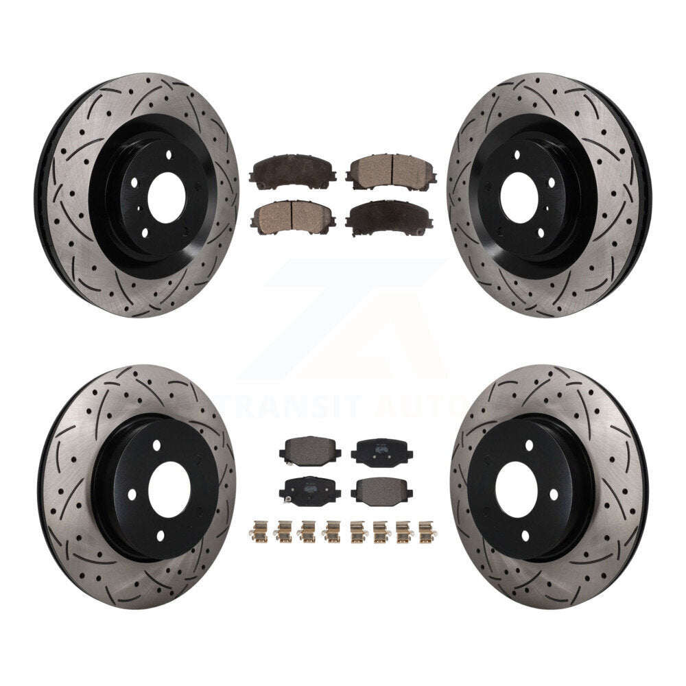 Disc Rotors and Semi-Metallic Brake Pads Kit-KDF-101803 Kit.bestparts.ca