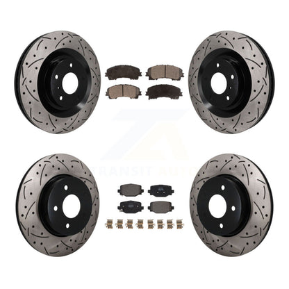 Disc Rotors and Semi-Metallic Brake Pads Kit-KDF-101803