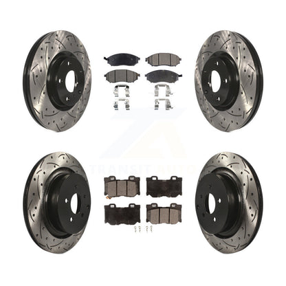 Disc Rotors and Semi-Metallic Brake Pads Kit-KDF-101806