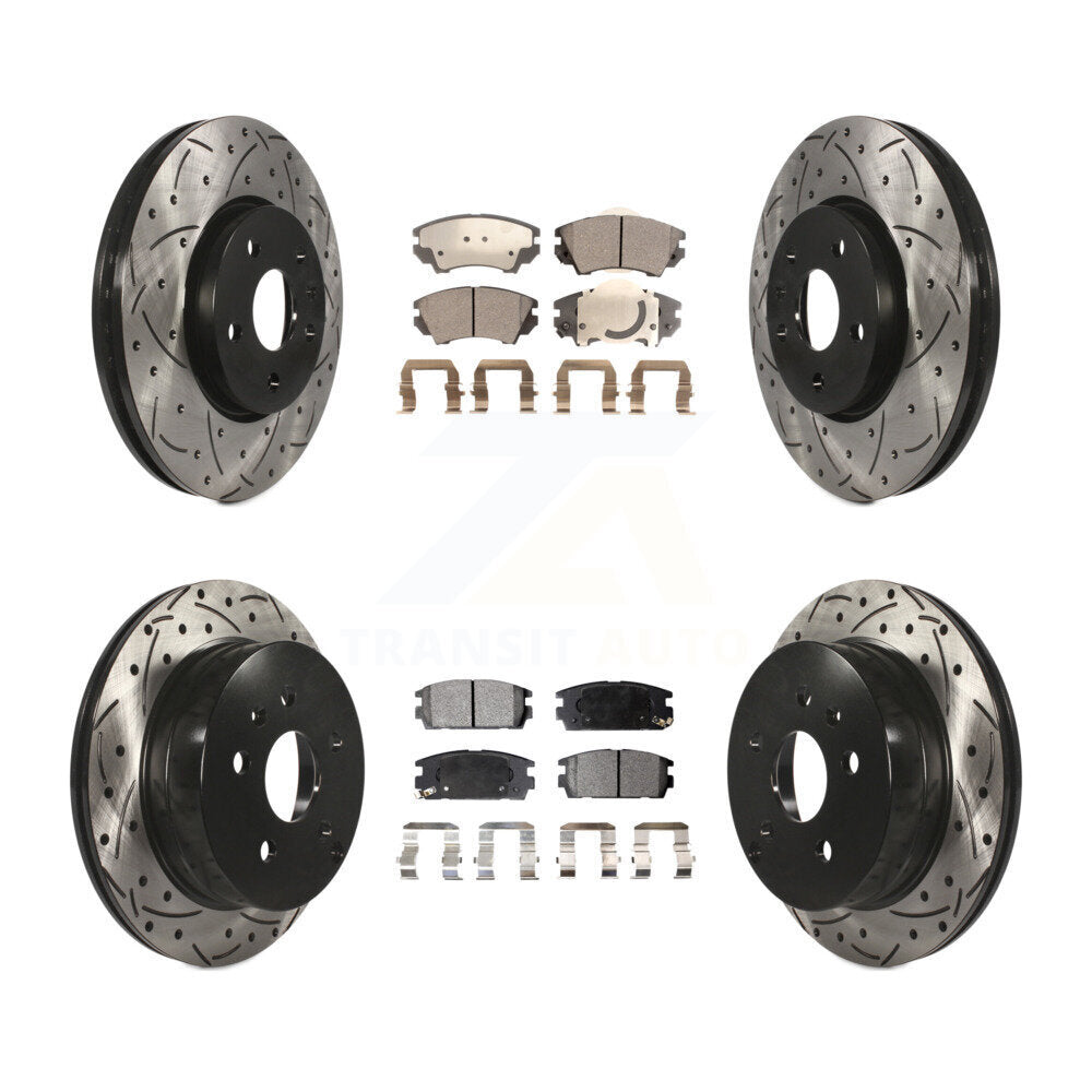 Disc Rotors and Semi-Metallic Brake Pads Kit-KDF-101807 Kit.bestparts.ca