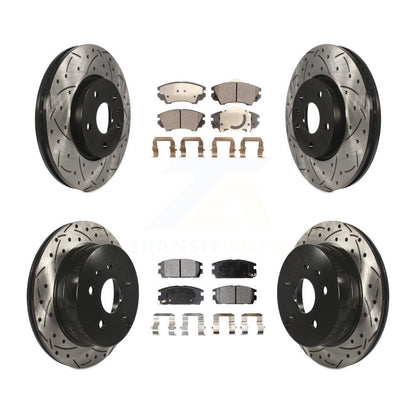 Disc Rotors and Semi-Metallic Brake Pads Kit-KDF-101807